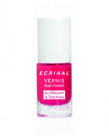 Vernis Coloré Silicium et Tea Tree Fushia