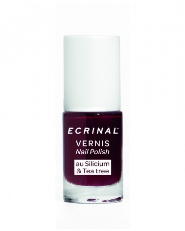 Vernis Coloré Silicium et Tea Tree Rouge Cerise