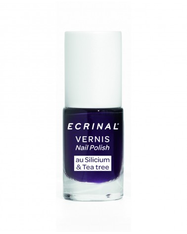 Vernis Coloré Silicium et Tea Tree Violet Intense